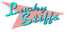 Lucky Stiffs play Swingin smokey Blues Logo by Nick Sharpe at NicksWebWorks